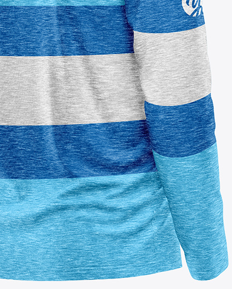 Men's Long Sleeve Polo Shirt Mockup