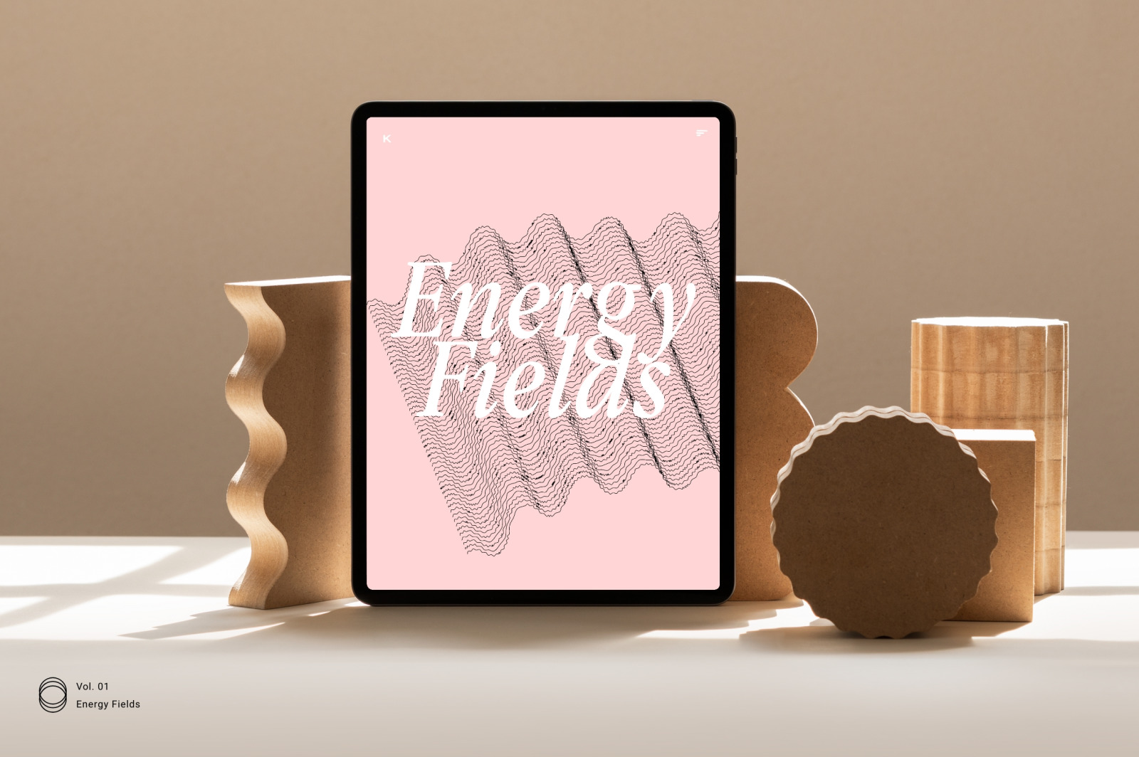 Energy Fields - Wavy Vector Elements Energy Fields - Wavy Vector Elements