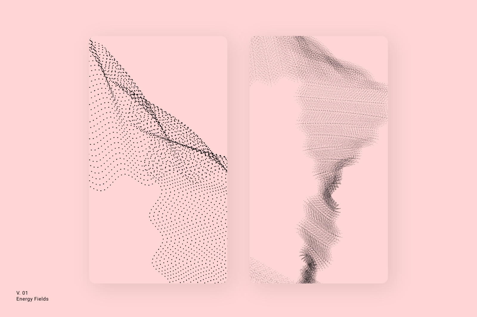 Energy Fields - Wavy Vector Elements Energy Fields - Wavy Vector Elements