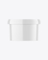 Glossy Plastic Container Mockup