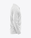 Men's Long Sleeve Polo Shirt Mockup