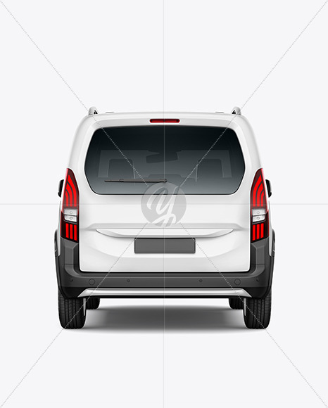 Van Mockup - Back View