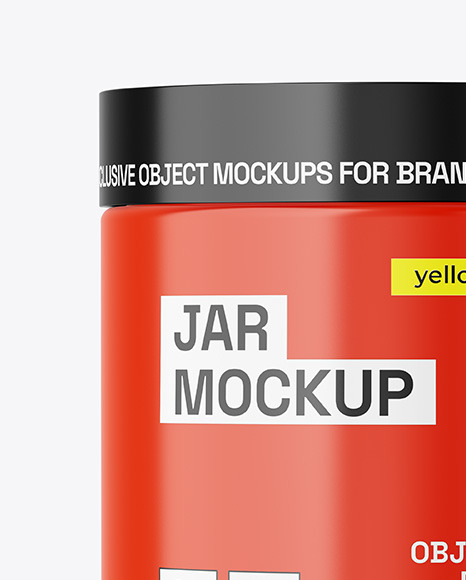 Glossy Jar Mockup