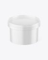 Matte Plastic Container Mockup