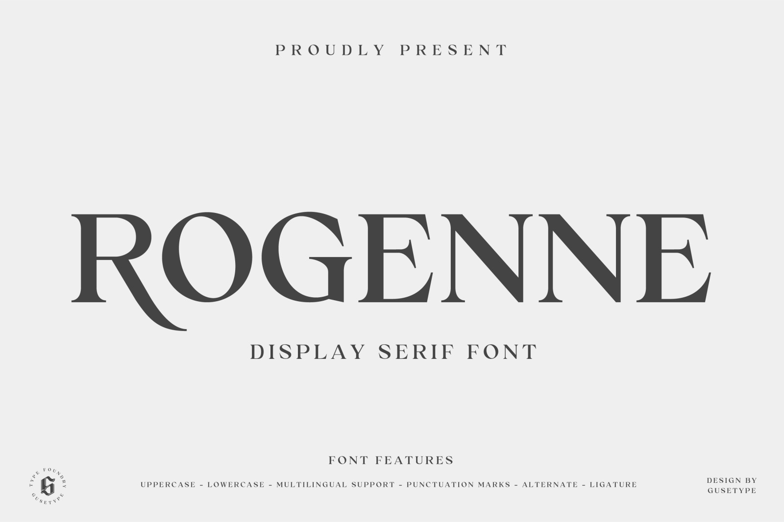 Rogenne - Display Serif Font Rogenne - Display Serif Font