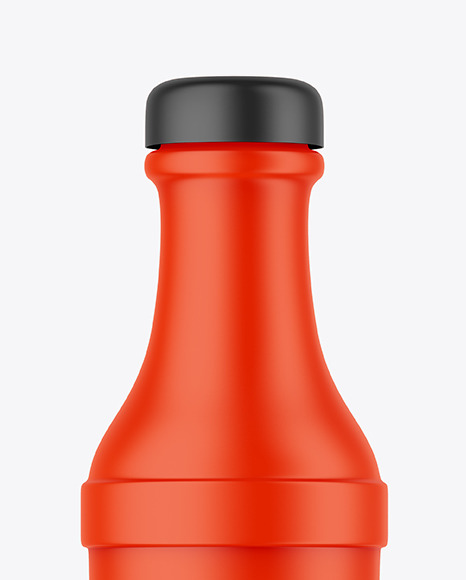 Matte Sauce Bottle Mockup