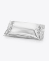 Metallic Wet Wipes Package Mockup