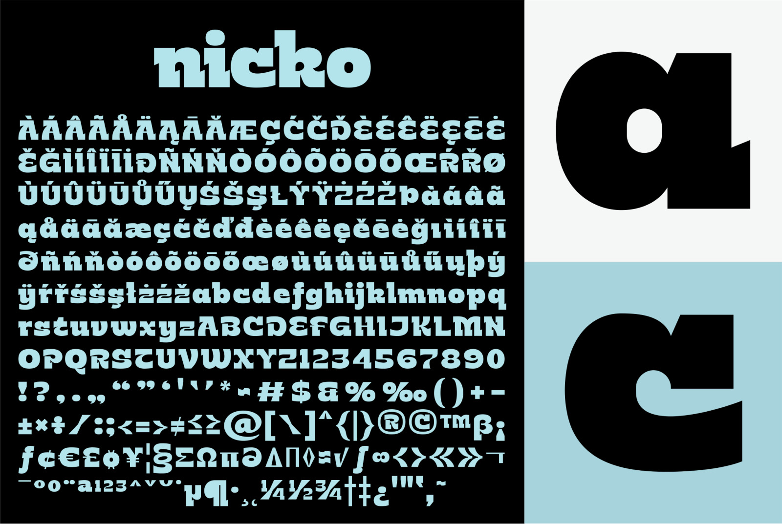 Nicko Typeface Nicko Typeface
