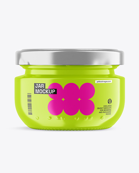 Glossy Jar Mockup