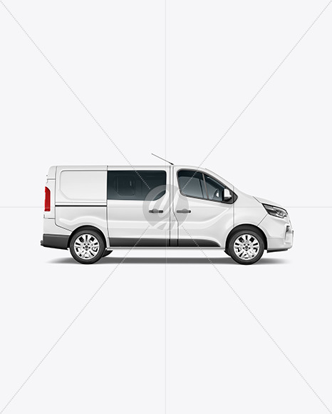 Panel Van Mockup - Side View