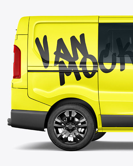 Panel Van Mockup - Side View