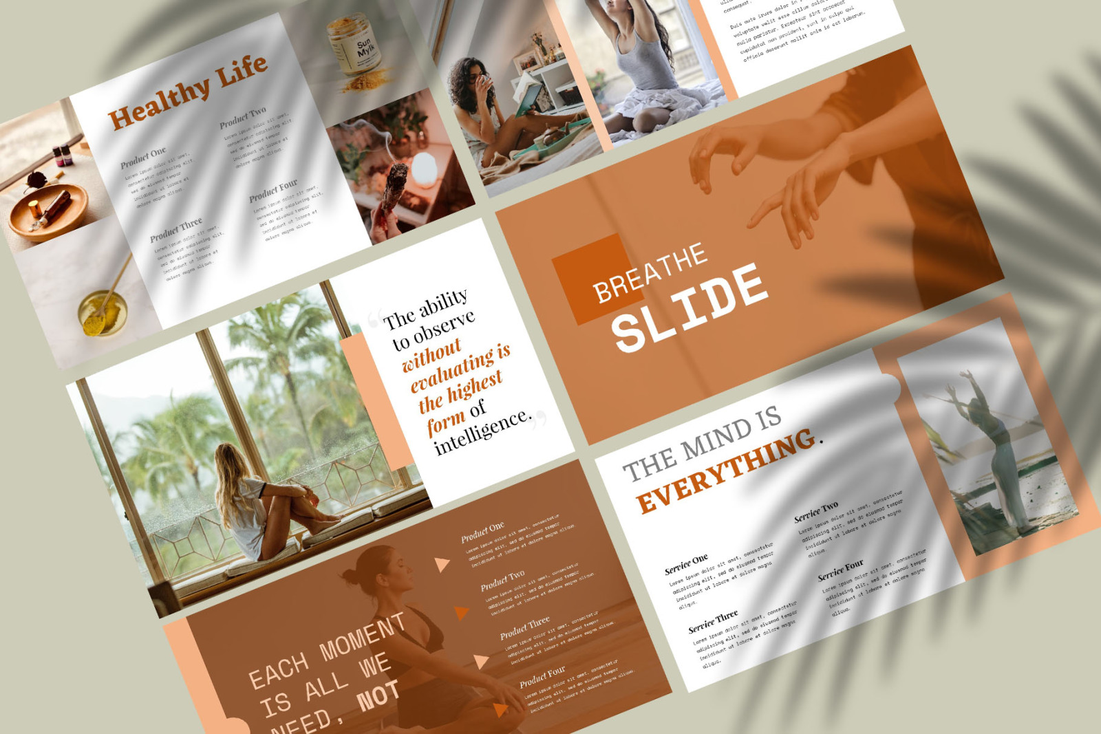 WELLNESTIA - Yoga Pastel PowerPoint Template