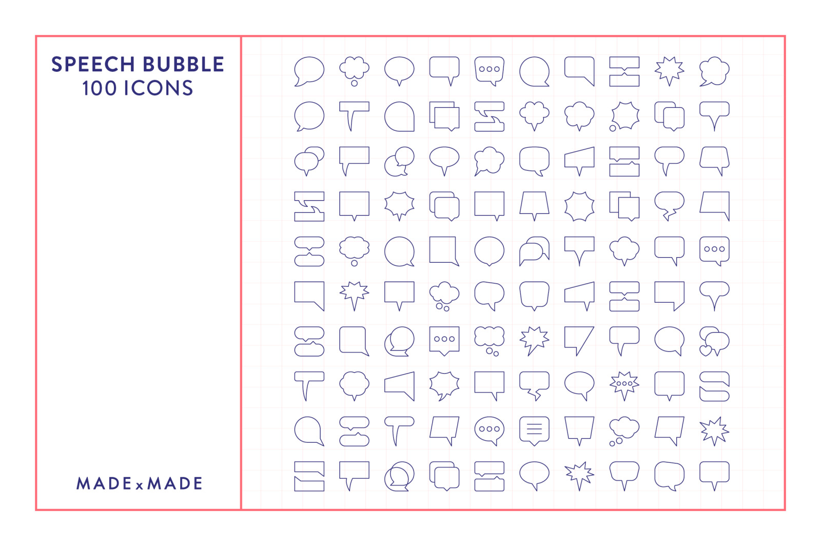 Speech Bubble Icons