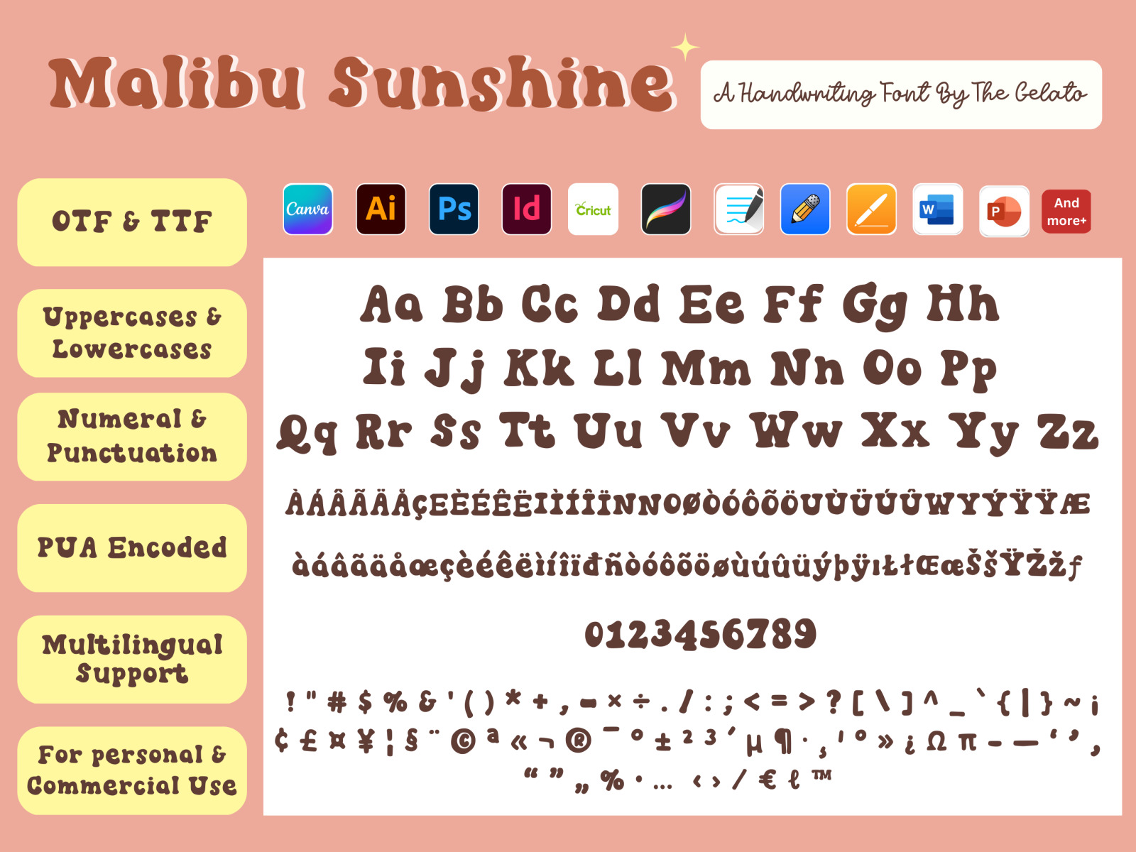 Cherry Blossom Font Duo