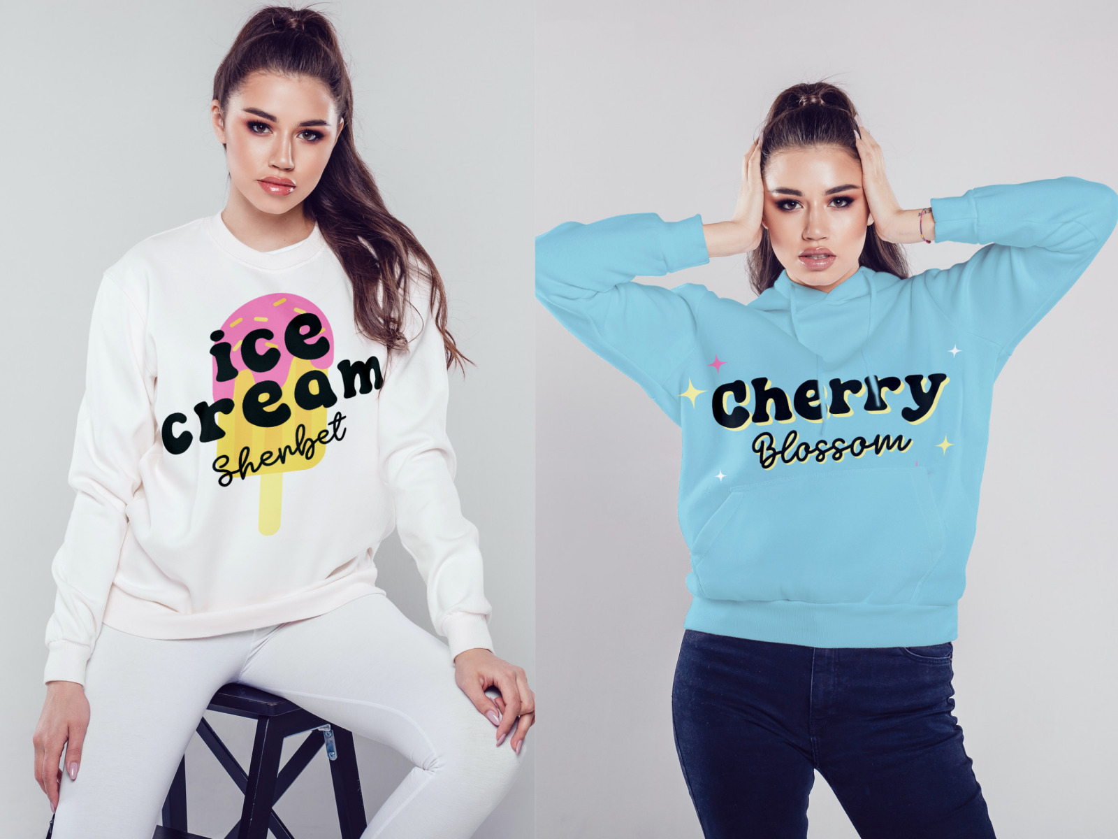 Cherry Blossom Font Duo