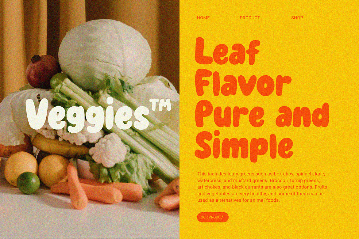 Omletta - A Chunky Bold Font Omletta - A Chunky Bold Font