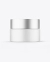 Matte Cosmetic Jar Mockup