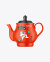 Matte Tea Pot Mockup