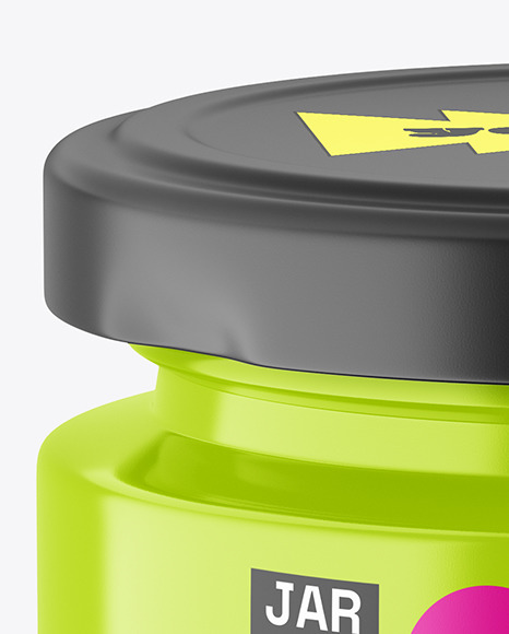 Glossy Jar Mockup