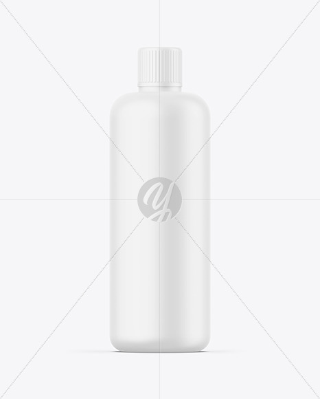 Matte Plastic Bottle Mockup