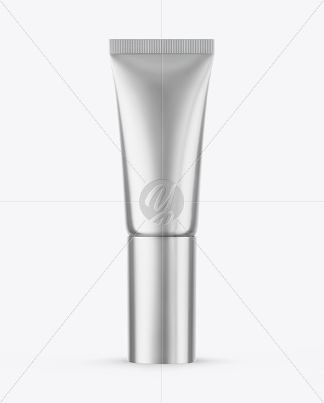 Metallic Cosmetic Tube Mockup