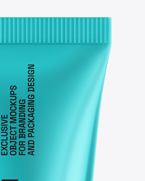 Metallic Cosmetic Tube Mockup