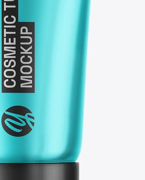 Metallic Cosmetic Tube Mockup