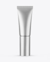 Matte Metallic Cosmetic Tube Mockup