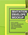 Invitation Envelope Mockup