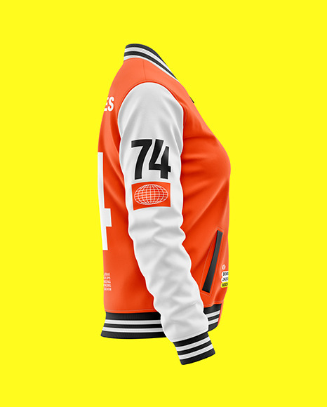 Women's Bomber Jacket Mockup