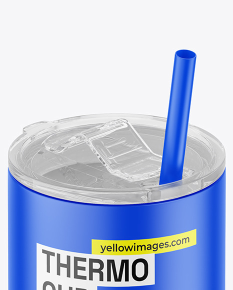 Matte Thermo Cup Mockup