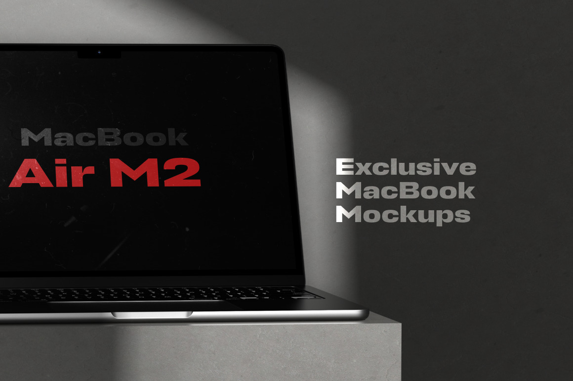 Macbook Air M2 Mockups Collection