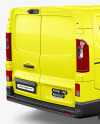 Panel Van Mockup - Back View