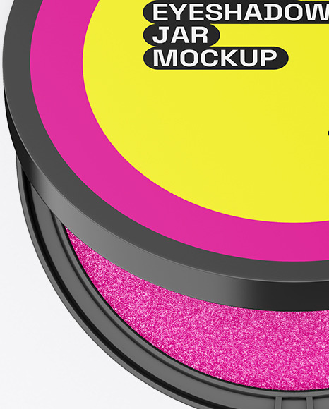 Cosmetic Eyeshadow Jar Mockup