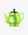 Metallic Tea Pot Mockup