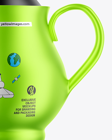 Metallic Tea Pot Mockup