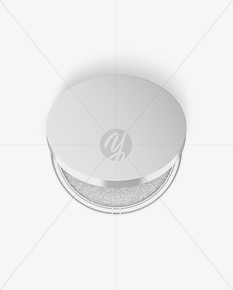 Metallic Eyeshadow Jar Mockup