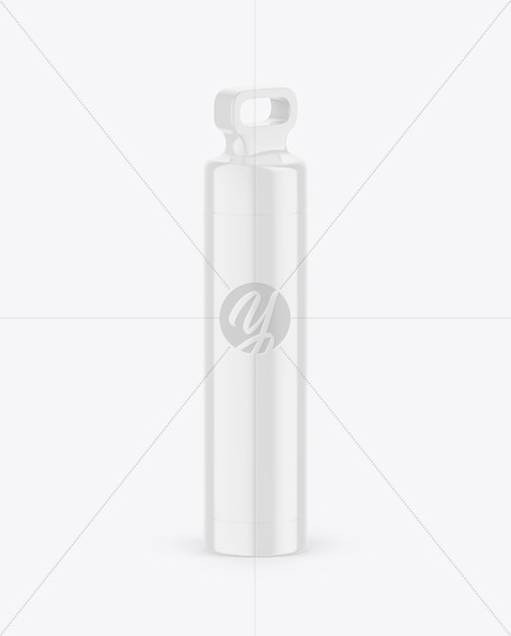 Glossy Sport Bottle Mockup