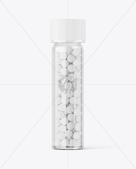 Clear Pills Jars Mockup