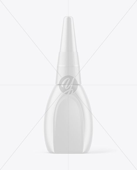 Matte Super Glue Bottle Mockup