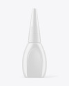 Matte Super Glue Bottle Mockup