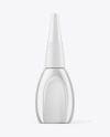 Matte Metallic Super Glue Bottle Mockup