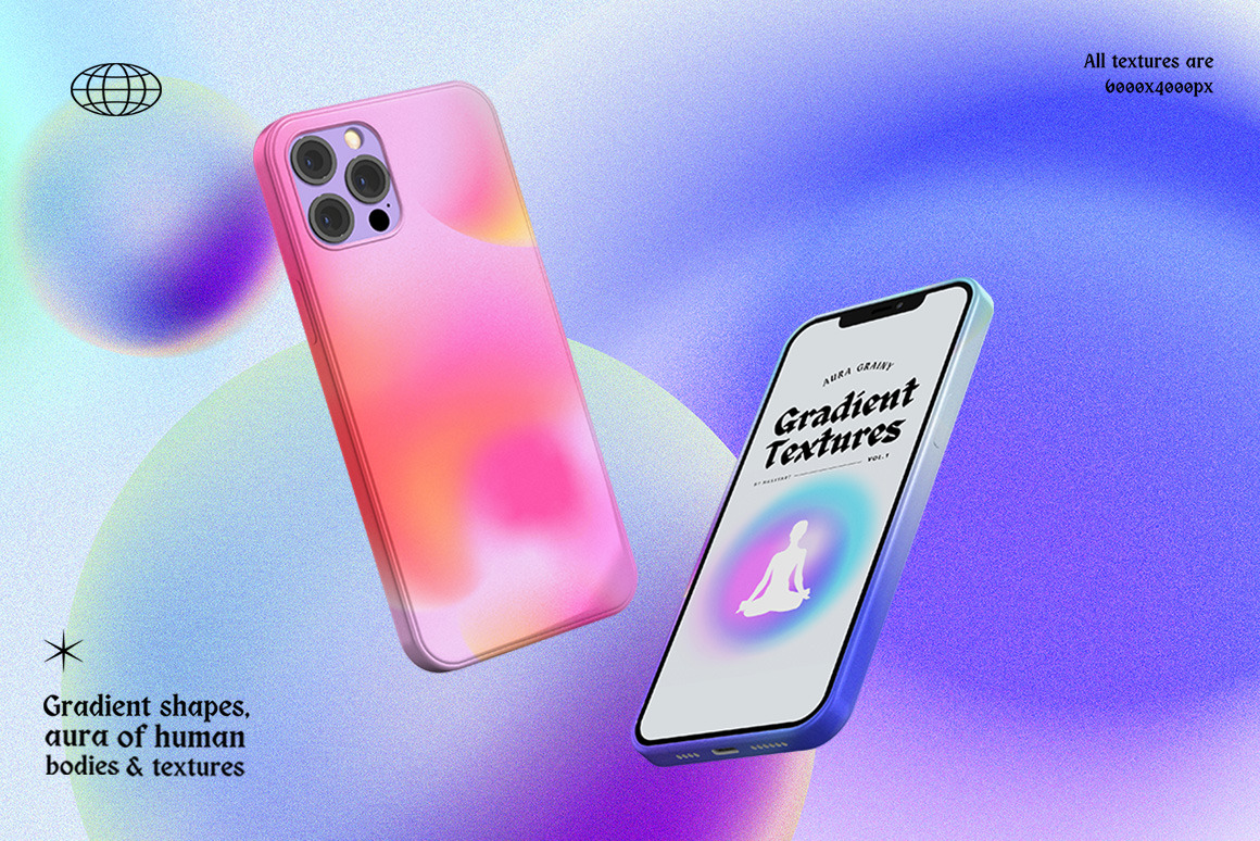 Aura Gradient Grainy Textures Aura Gradient Grainy Textures
