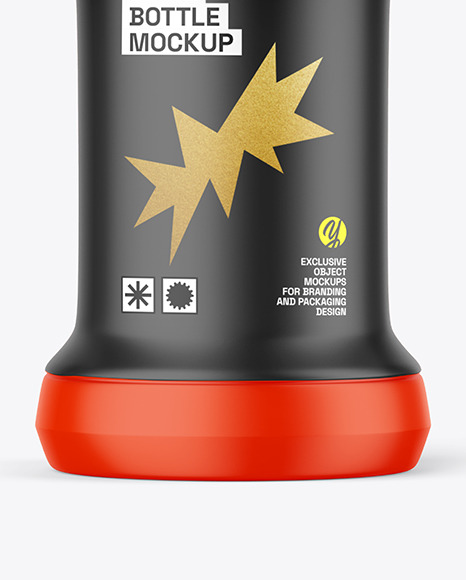 Matte Juice Bottle Mockup