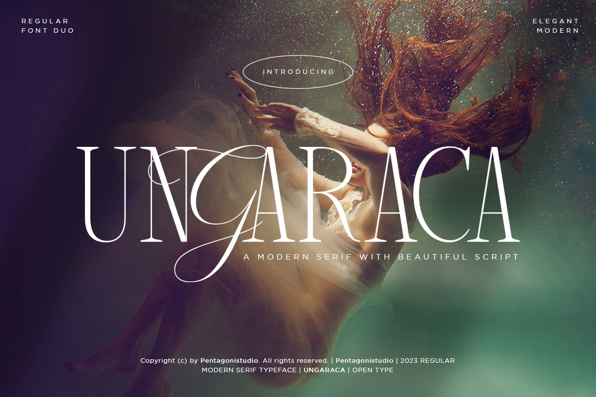 Ungaraca | Font Duo + Script