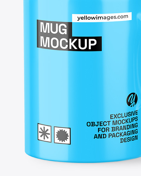 Glossy Mug Mockup