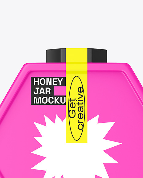 Matte Honey Jar Mockup