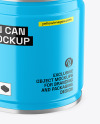 Glossy Tin Can Mockup