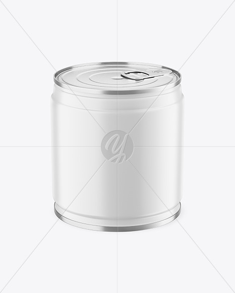 Matte Tin Can Mockup