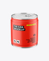 Matte Tin Can Mockup